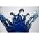 Water Shaped Decorative Bowl, Art Glass, Italy, 1970