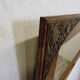 Art Deco mirror with a wooden frame