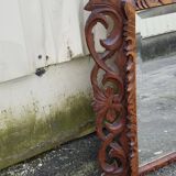 Mirror bevelled wooden frame - 93x75cm