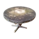 Wood-style cement garden table