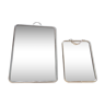 Duo of barber mirrors
