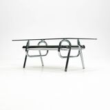 1970's sculptural chrome knot coffee table
