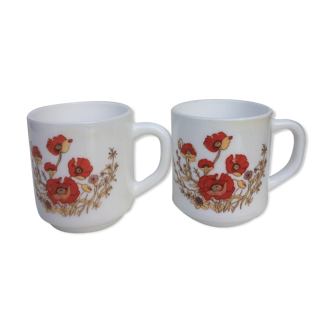 Vintage Arcopal Cups