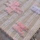 Handira beige moroccan rug
