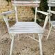 Ensemble d'assises  de jardin 4 fauteuils et 1 chaise - en bois