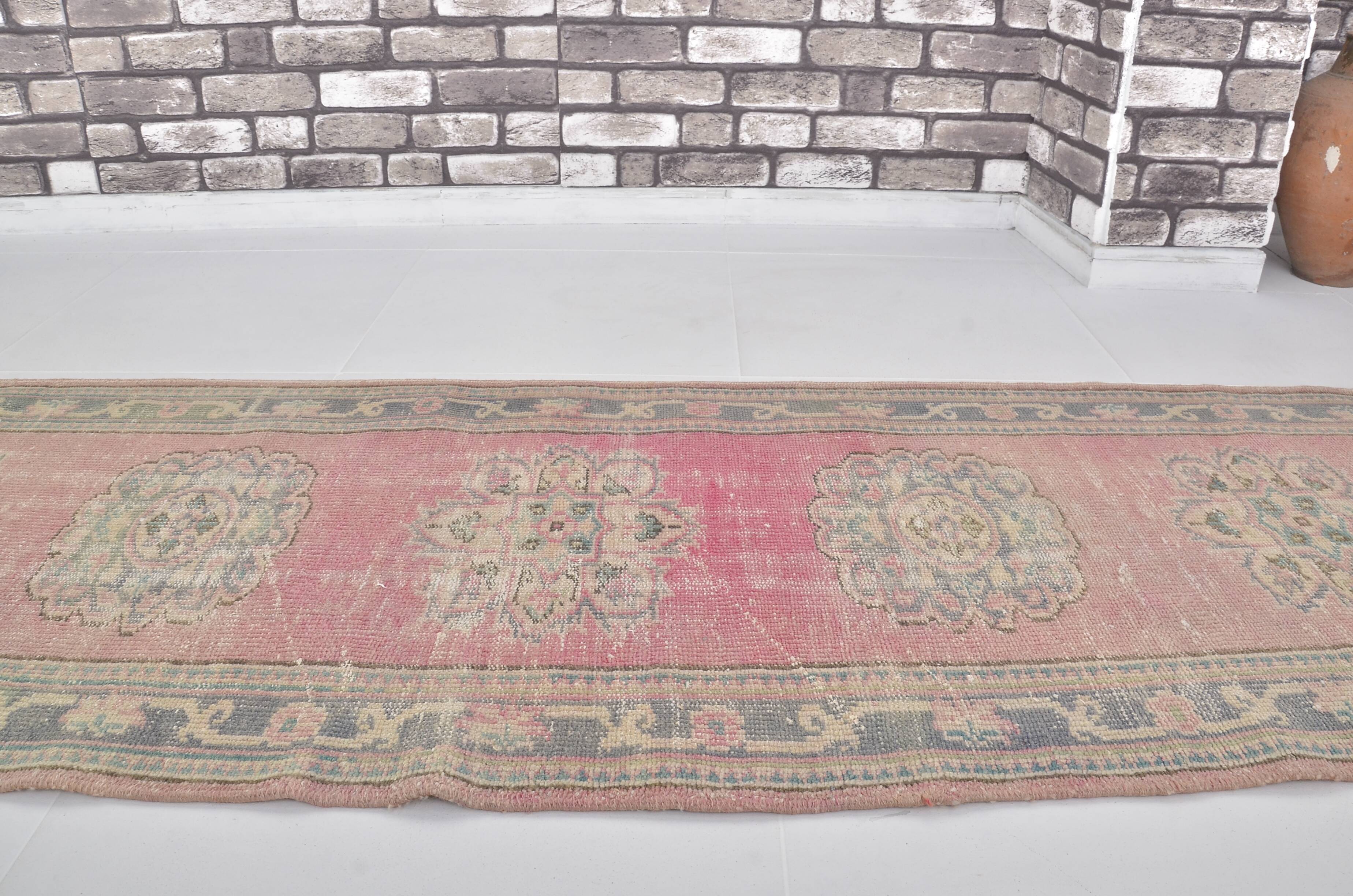 Handknotted Floral Oushak Runner sku 2441