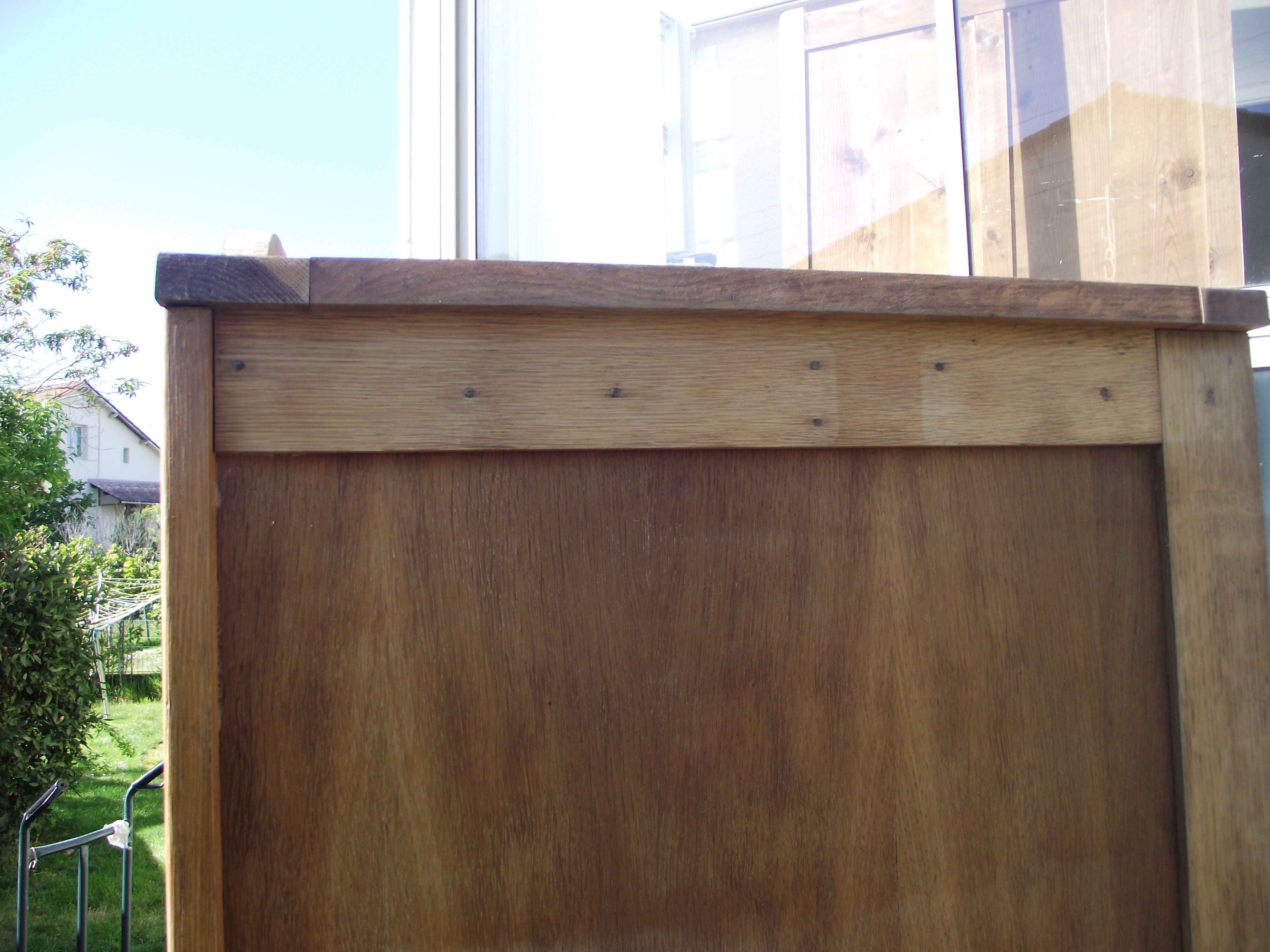 1950s oak dressing closet
