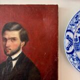 Oil portrait on canvas, 1842