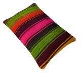 Housse de coussin vintage turque faite à la main, 30 x 50 cm