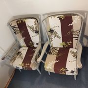 Pair of Baumann fan armchairs