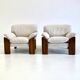 Fauteuil Sapporo crème de Mario Marenco pour Mobil Girgi