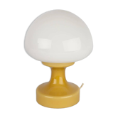 A blown glass table lamp in the Brussels style designed in the 1970s.