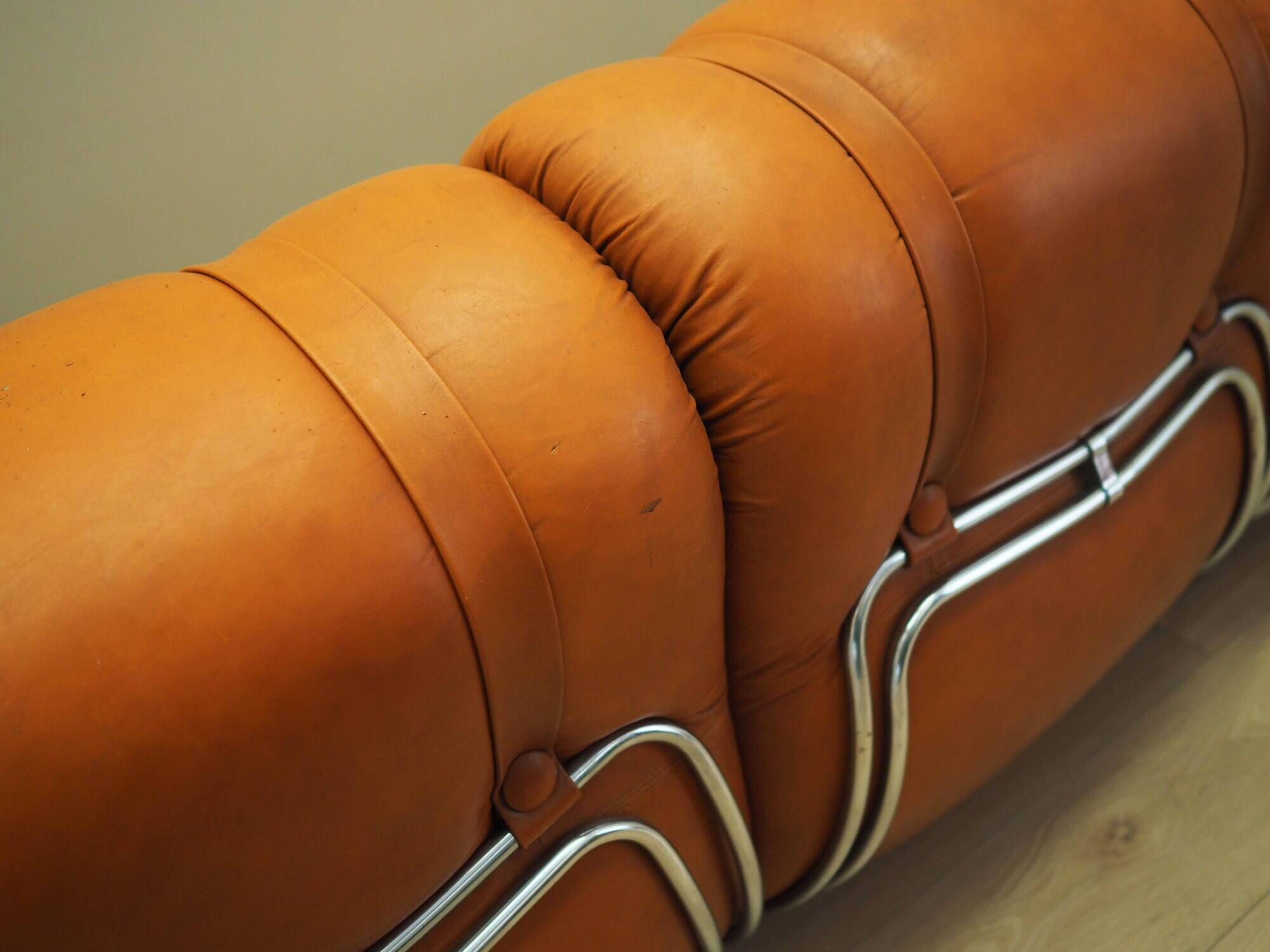 Orange sofa, Space Age design, 1960s, production: Italy