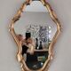 Gilded wood mirror 40x60cm