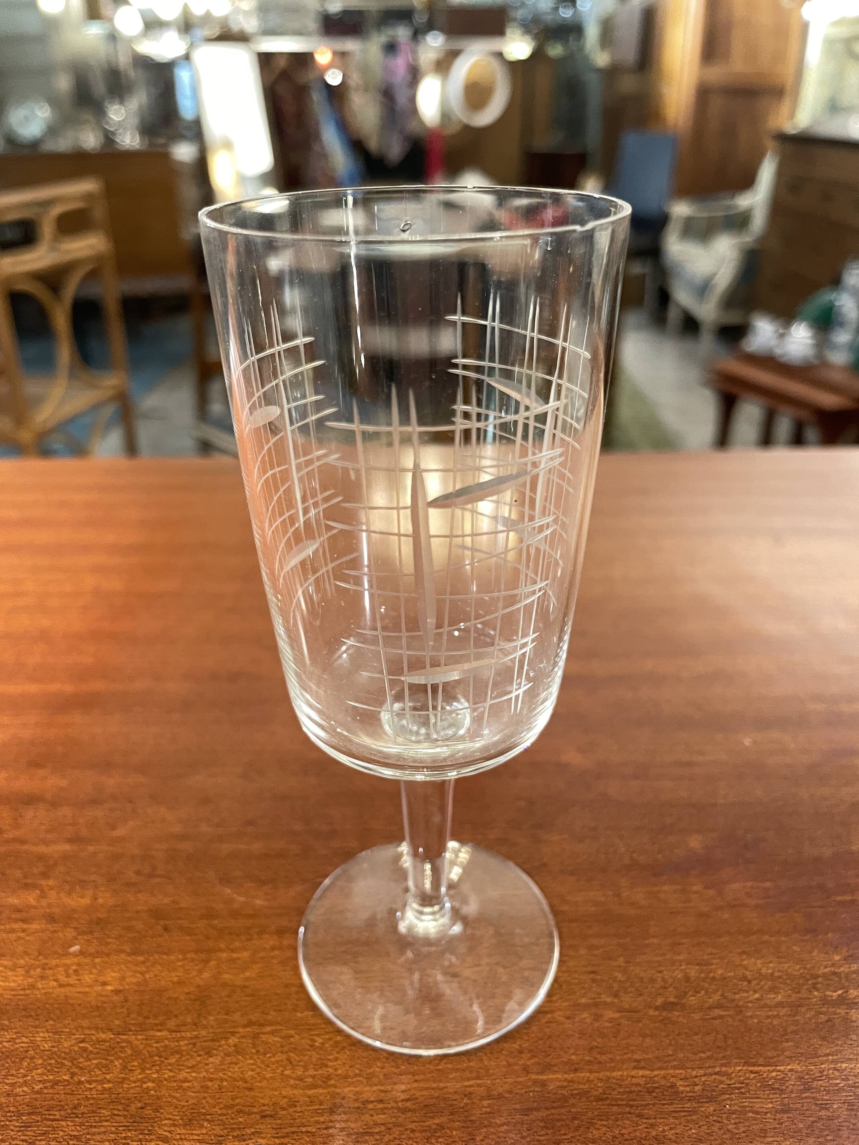 Set of 50 sheared glasses