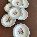 8 semi-deep plates Salins Opaceline 702