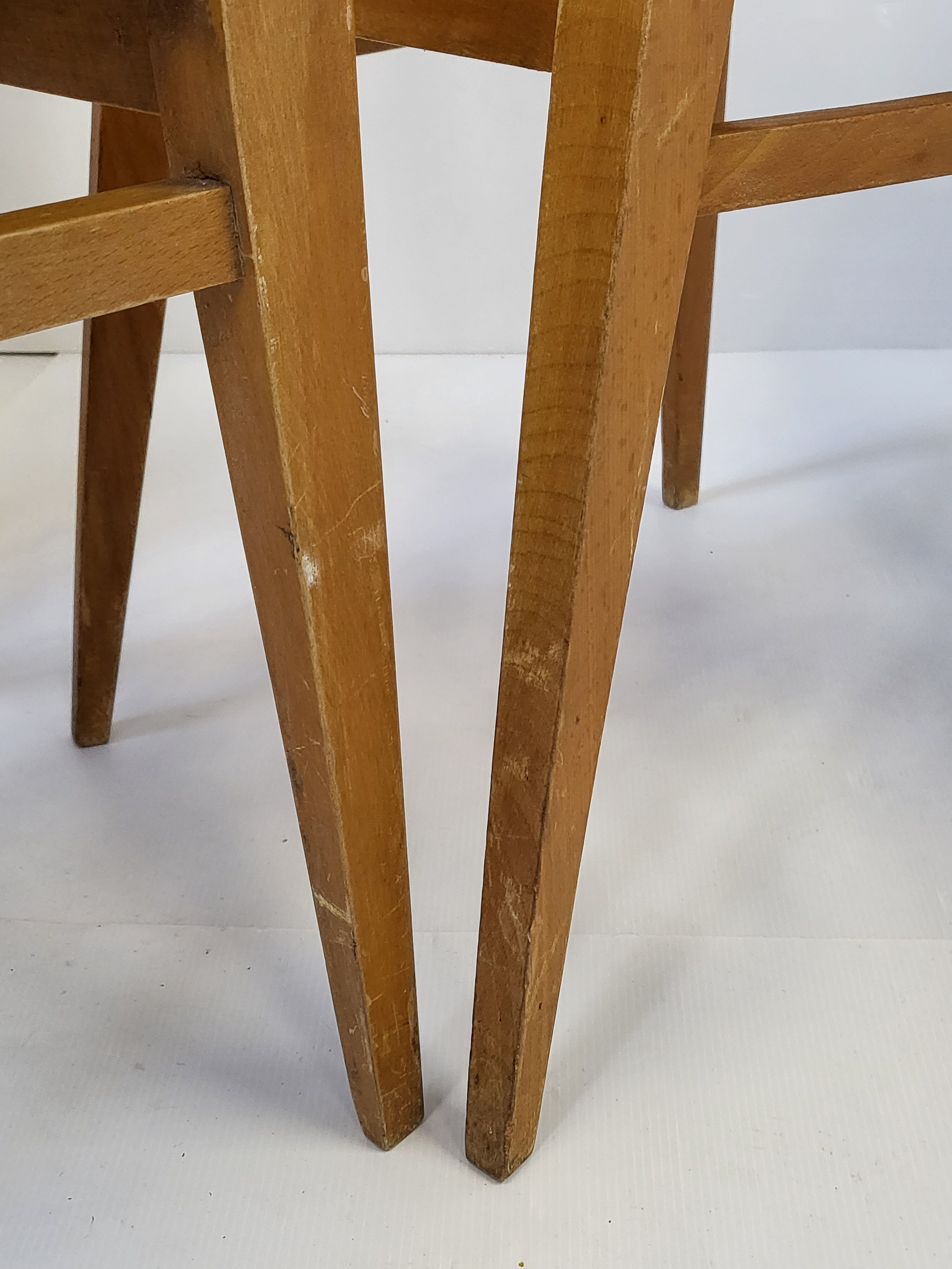 Suite of 5 chairs 1950