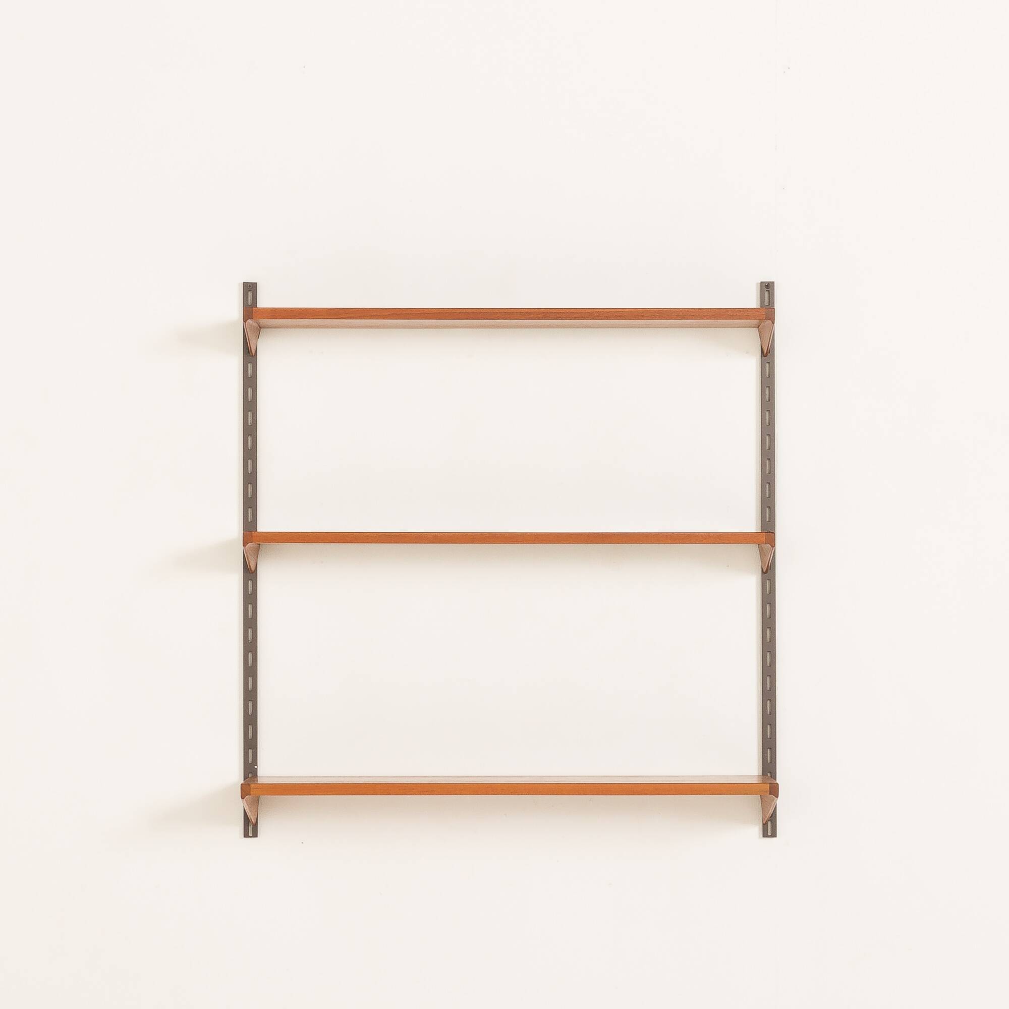 Kai Kristiansen teak shelving unit, set of 3 shelves, FM Mobler, Denmark