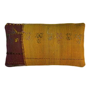 Housse de coussin vintage turque faite à la main 30 x 50 cm