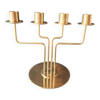 Vintage IKEA brass chandelier – 4 branches – 1990s