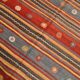 6x9 Striped Vintage Kilim Rug, Home Decor Carpet, 175x276Cm
