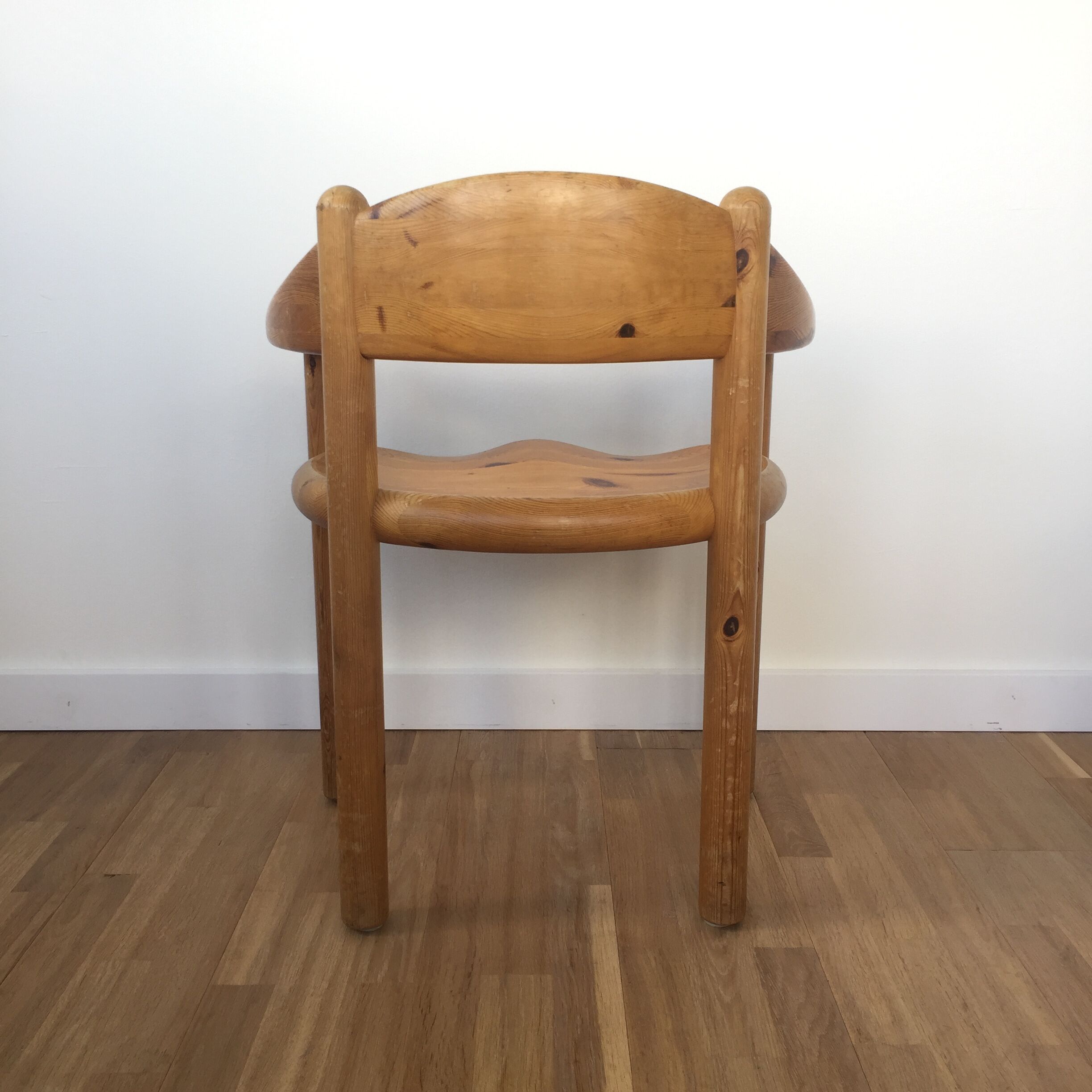 Set of 4 pine wood dining chairs by Rainer Daumiller ed. Hirtshals Savværk, 1970s