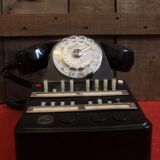 Phone old telephone switchboard in bakelite