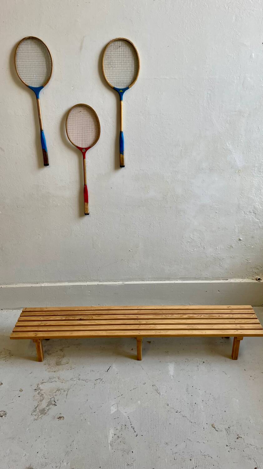 Wooden children's bench