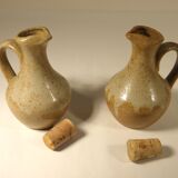Stoneware condiment set