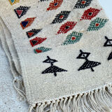 Berber corridor carpet in long wool
