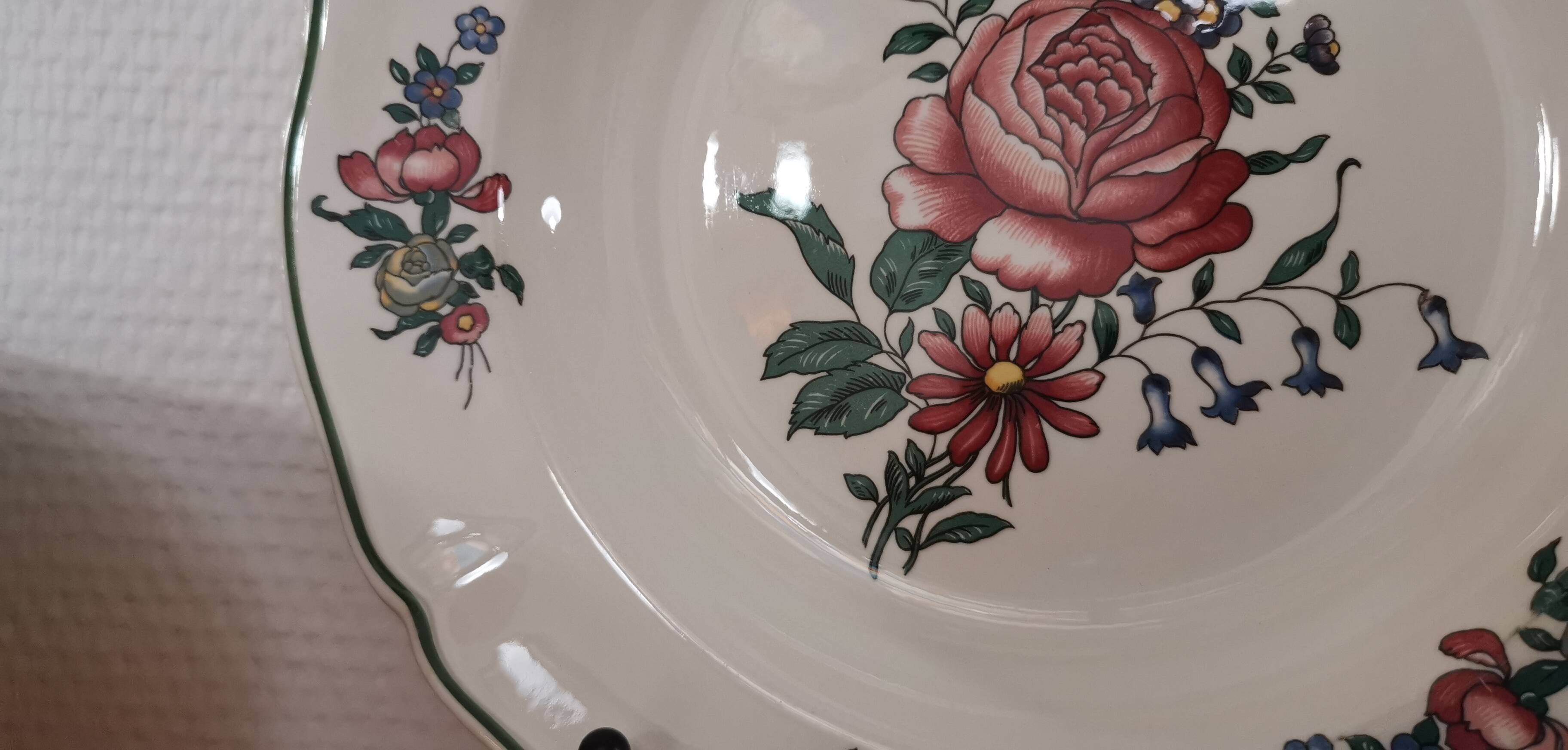 Set of 6 ceramic soup plates “villeroy and boch” “alt strassburg”