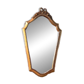 Gilded Mirror XX France Vintage Decoration Classic Gilded Wooden Frame