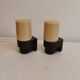 A pair of old bathroom lamps from Swedish IFÖ, 1960s