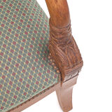 Fabric carved bench, 1930