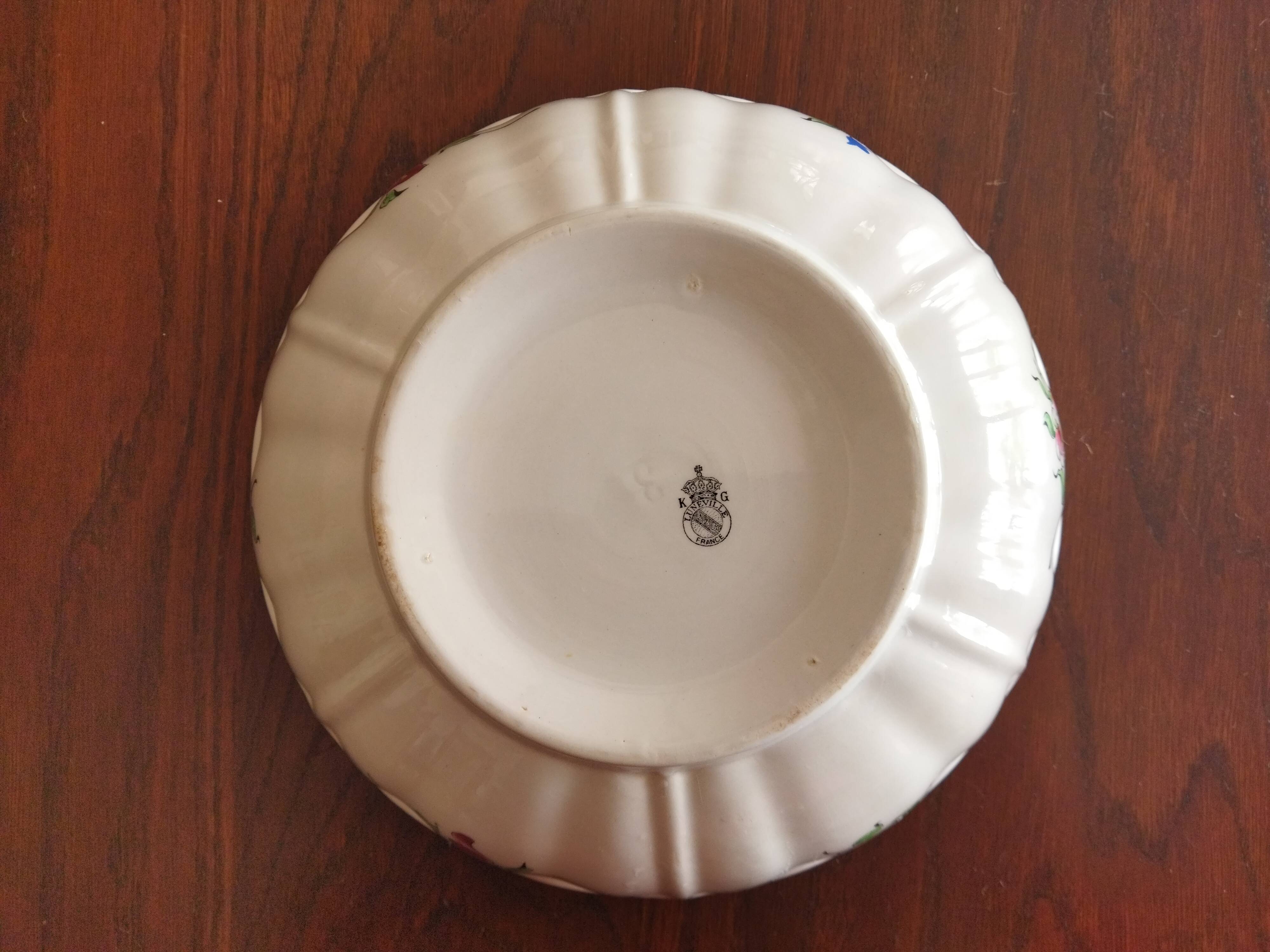 "Fine Street Lamp" salad bowl KG Lunéville