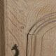 Solid oak patinated sideboard/desk
