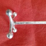 Batch of 12 silver metal knife holders