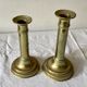 Lot de 4 bougeoirs anciens