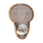 Emmanuelle rattan armchair