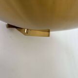 Vintage wall light with dimmer, brass, France 1980