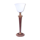White opaline 50s Mazda lamp