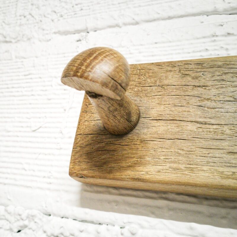 Wall coat rack with 10 hooks