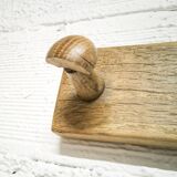 Wall coat rack with 10 hooks