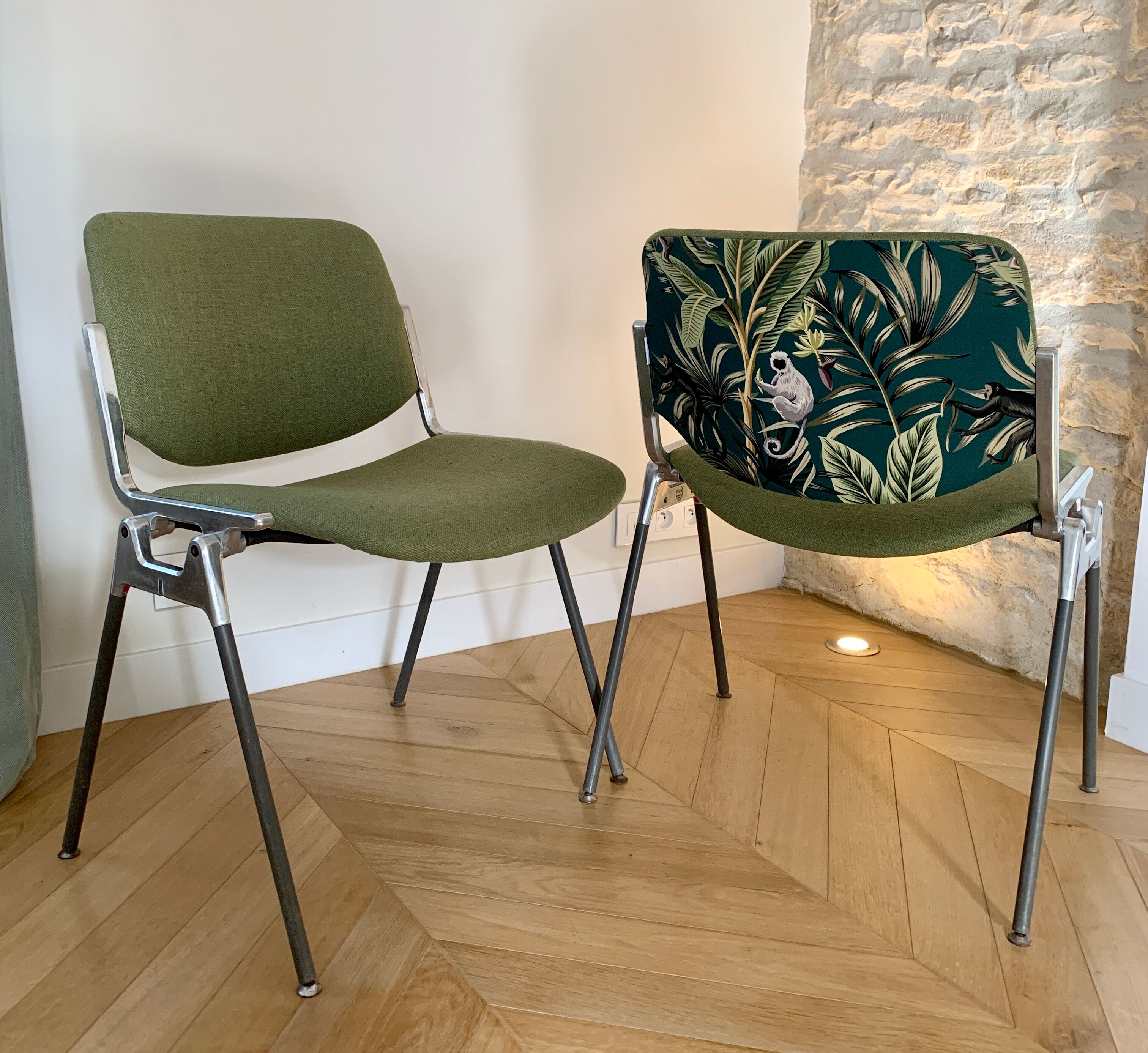 DSC chairs 1965 by Giancarlo Pirelli edited by Castelli, Italy