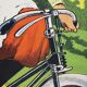 Original litho bike 1896 cycles malinge poster - laulan