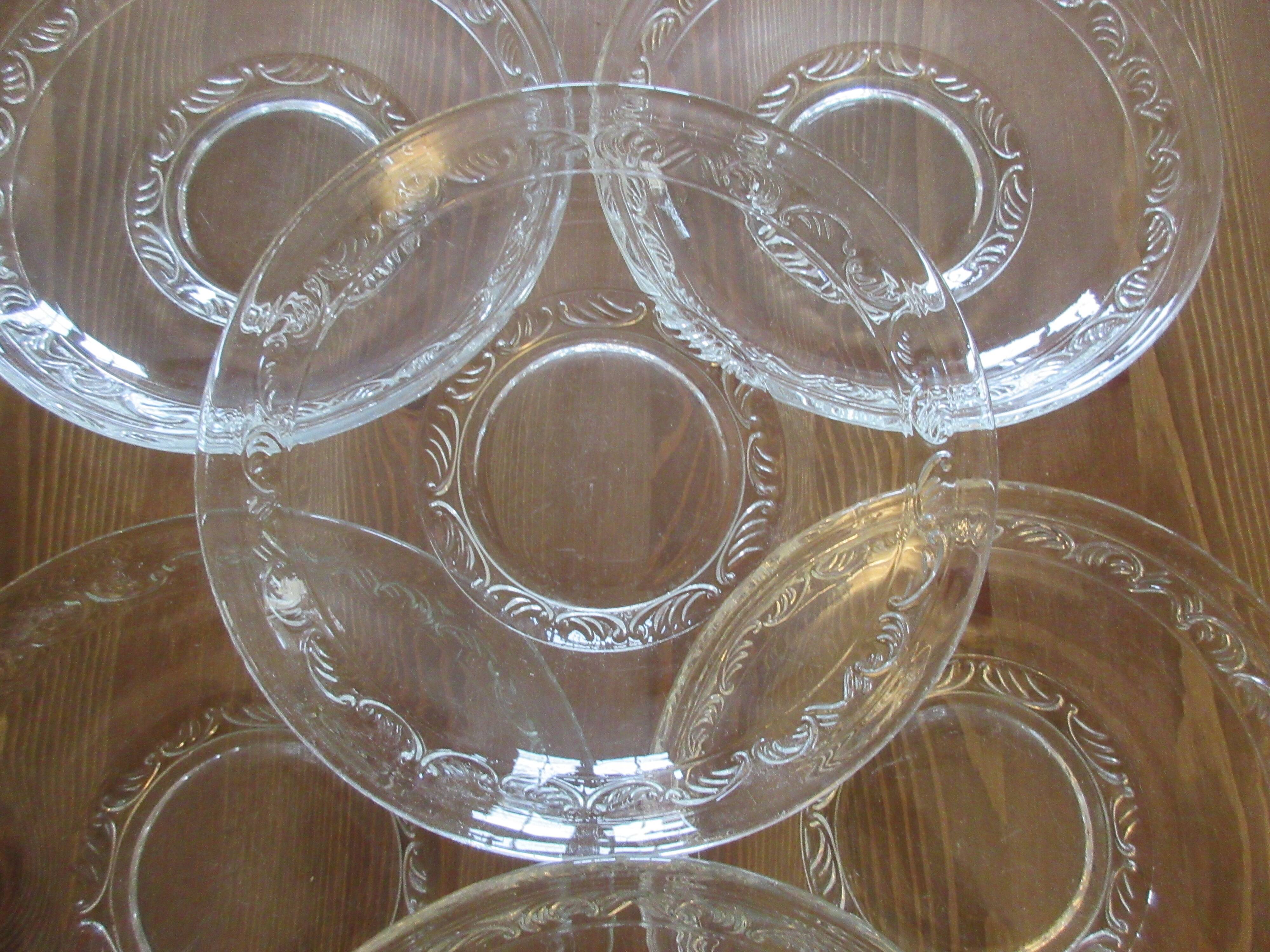 7 dessert plates