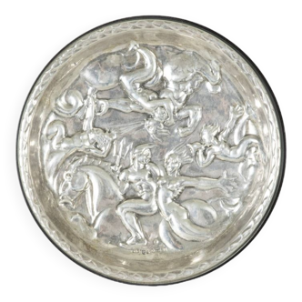 Silver and bakelite pocket tray "Vindarnas Lek", ATM