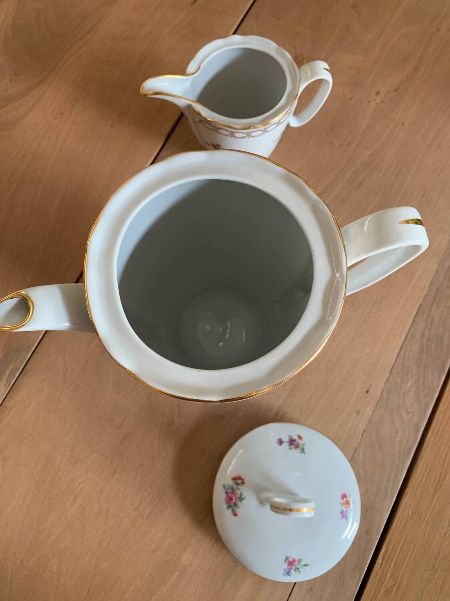 Coffee and milk jug