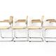 Ensemble de 4 Chaises Style B32 par Marcel Breuer