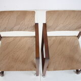 Paire de chaises ou fauteuils Tchécoslovaquie, années 1980